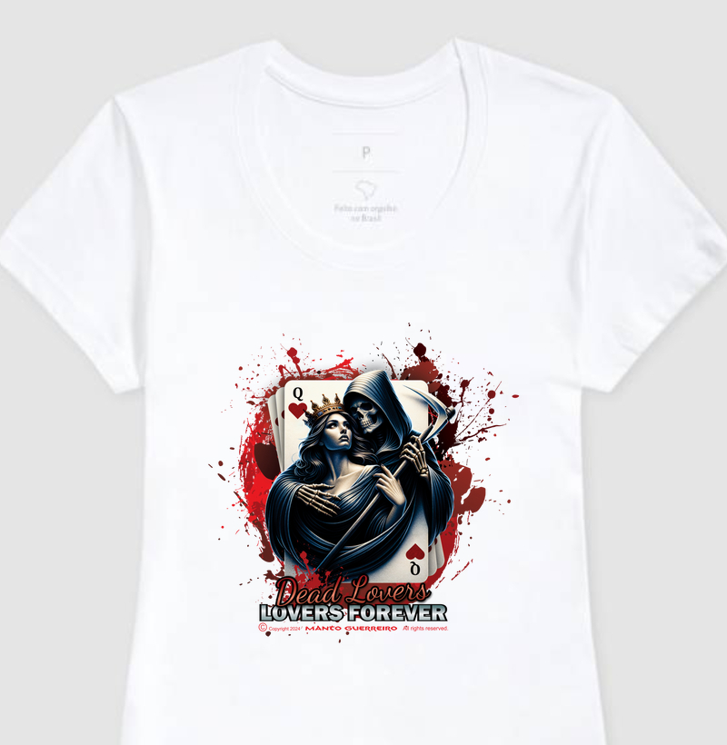 Camisa Dead Lovers Branca Feminina