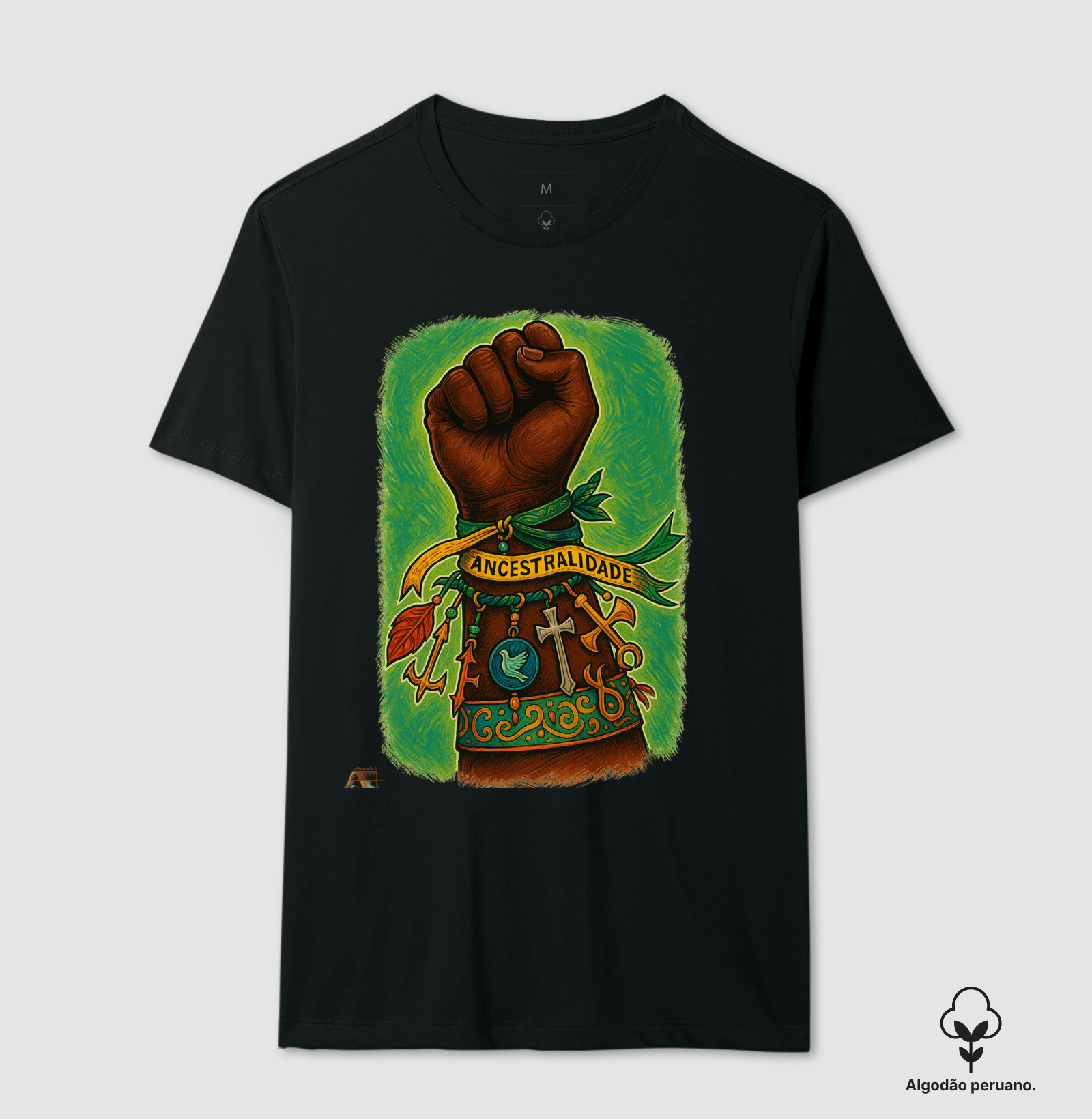 Camiseta Ancestralidade 100% Algodão