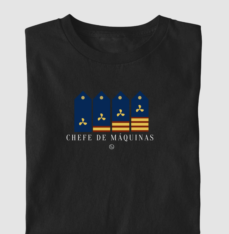Camiseta Platina Chefe de Máquinas 