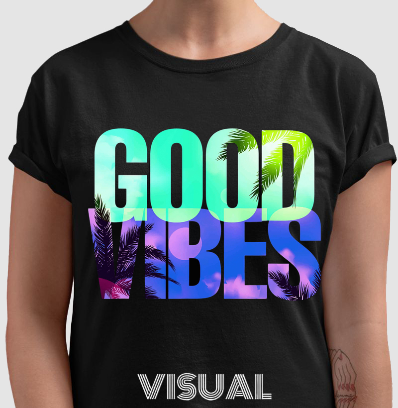 Camiseta Good Vibes - Visual