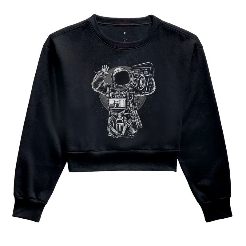 Astronauta viajando na música