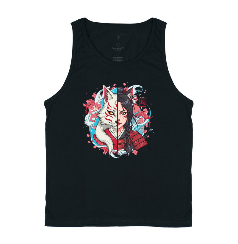 Raposa Kitsune e Samurai Girl