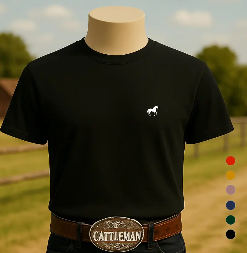 Camiseta country minimalista