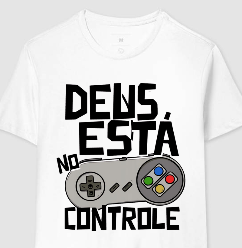 Deus esta no controle🎮 "DEUS ESTÁ NO CONTROLE" – FÉ E ESTILO EM UM SÓ LOOK! 🙌