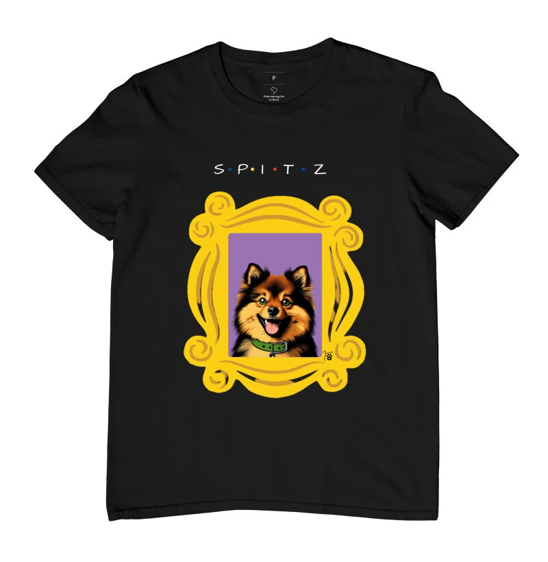 [Camiseta] Spitz Friends - Spitz Alemão 