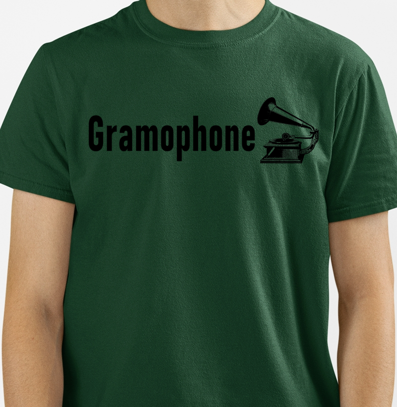 GRAMOPHONE 100% ALGODÃO NACIONAL
