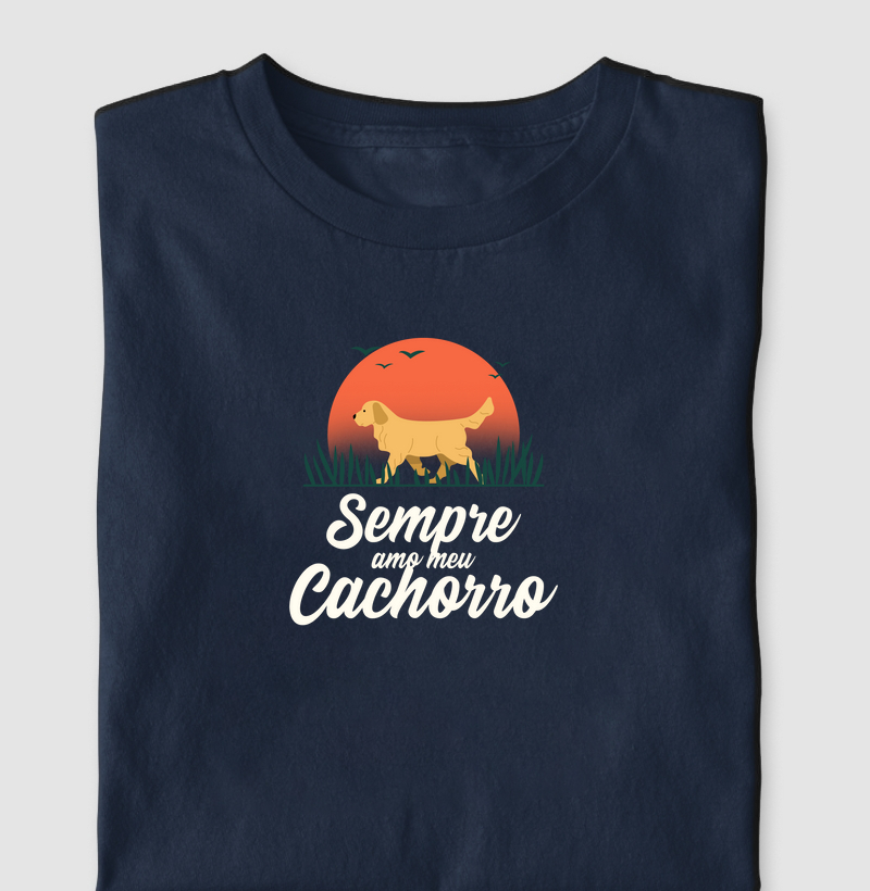 Camiseta Estampa de cachorro