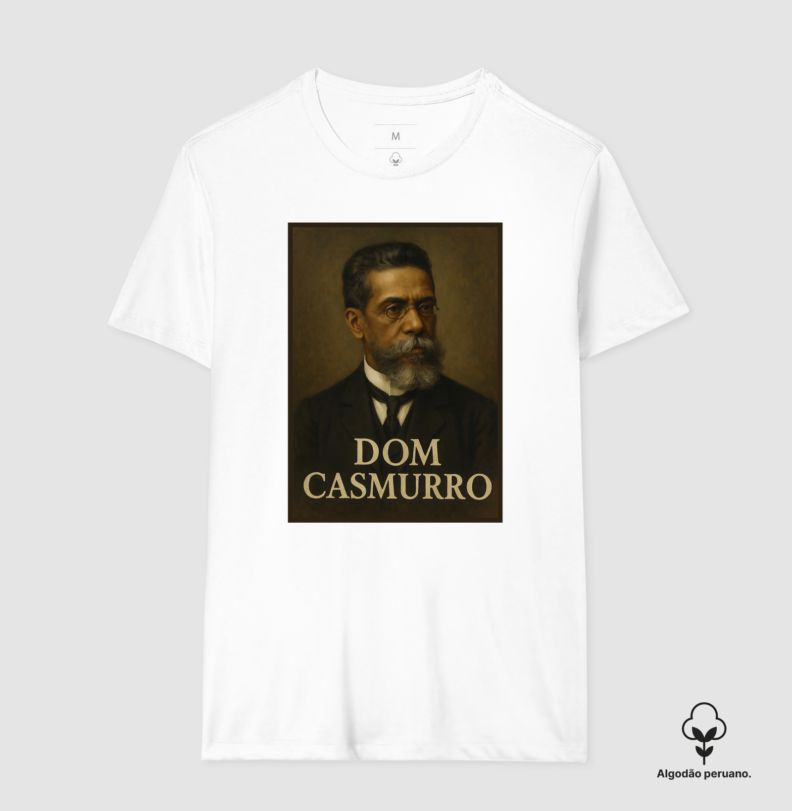 Camiseta Algodão Peruano- Dom Casmurro
