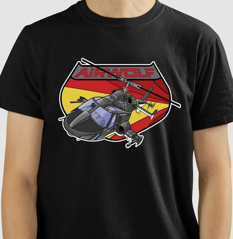 🚁 Camiseta Airwolf