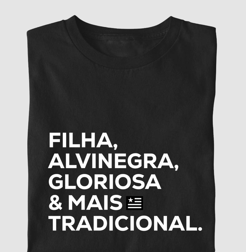 Camiseta Infantil Filha Alvinegra