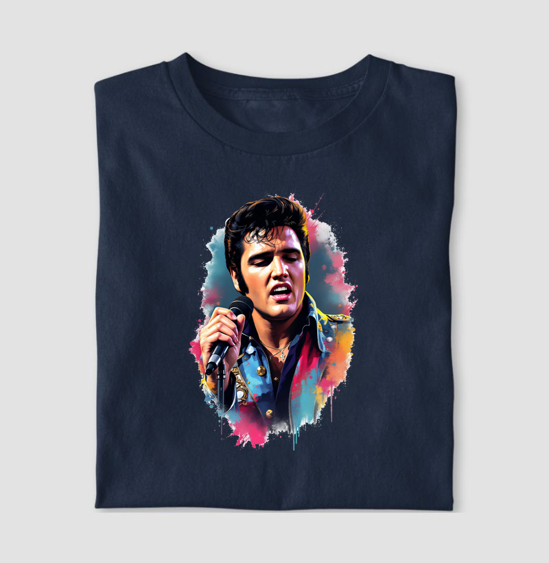 Camiseta Elvis Rei do Rock