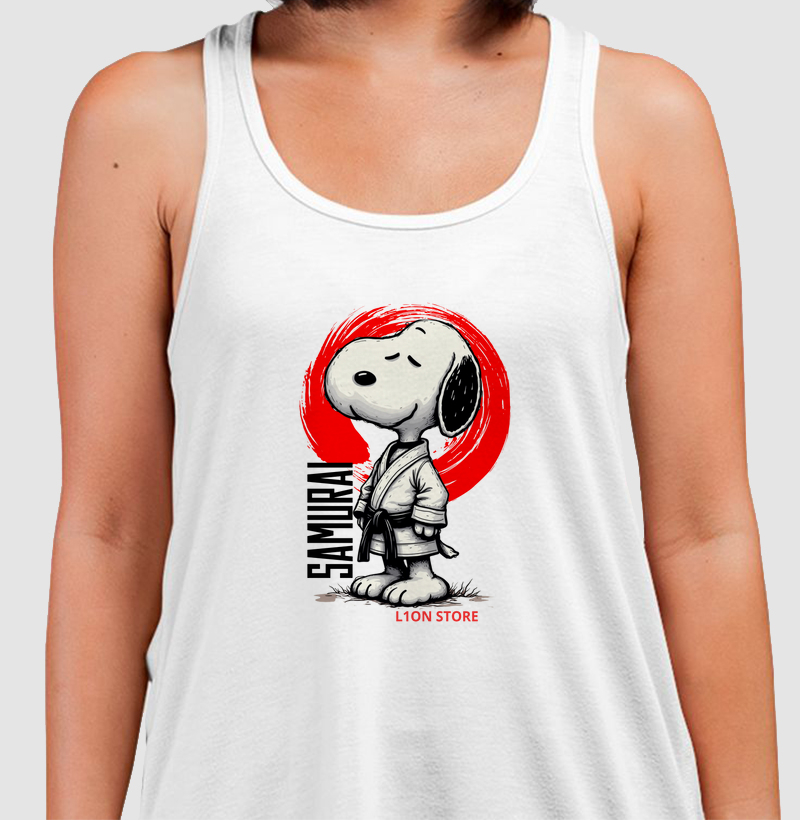 Snoopy veste o kimono e assume o espírito de um verdadeiro samurai do tatame! 