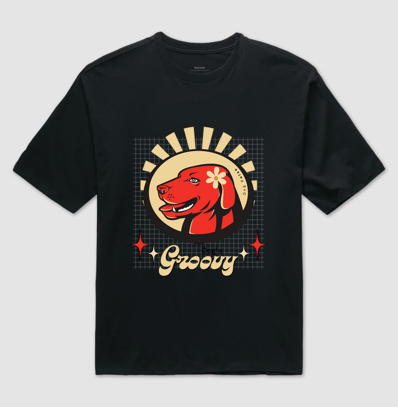 Camiseta Oversized Dog Pulse – Dog’s Groove