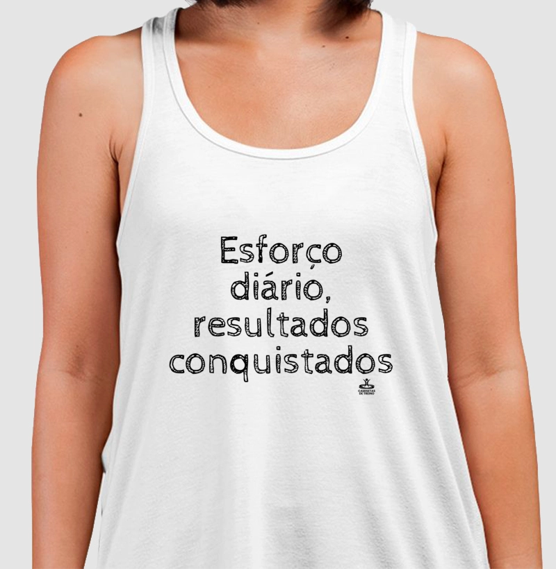 Esforço diário, resultados conquistados