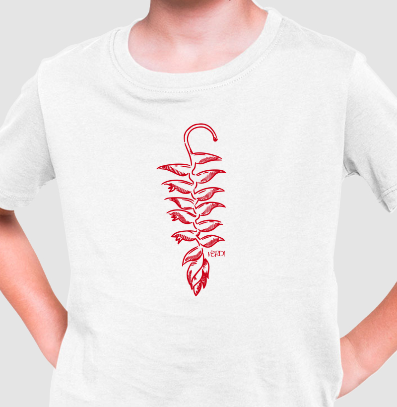 Flor de bananeira linhas