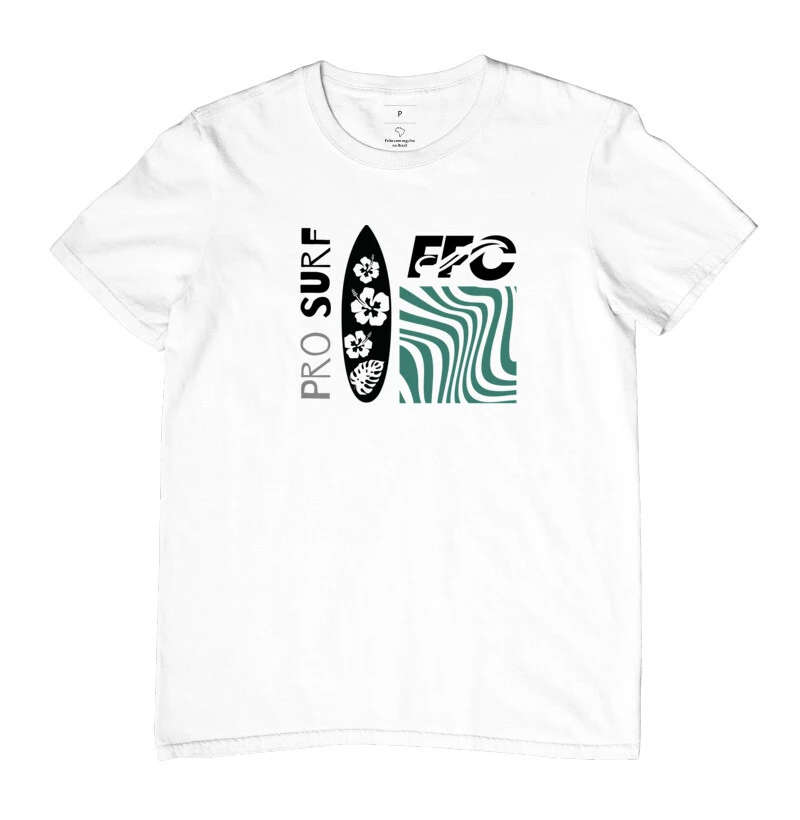 camiseta pro surf prancha