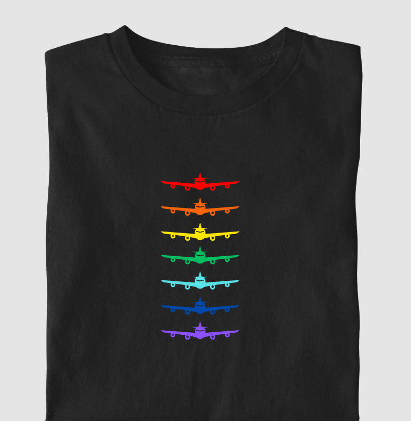 Aviões arco iris