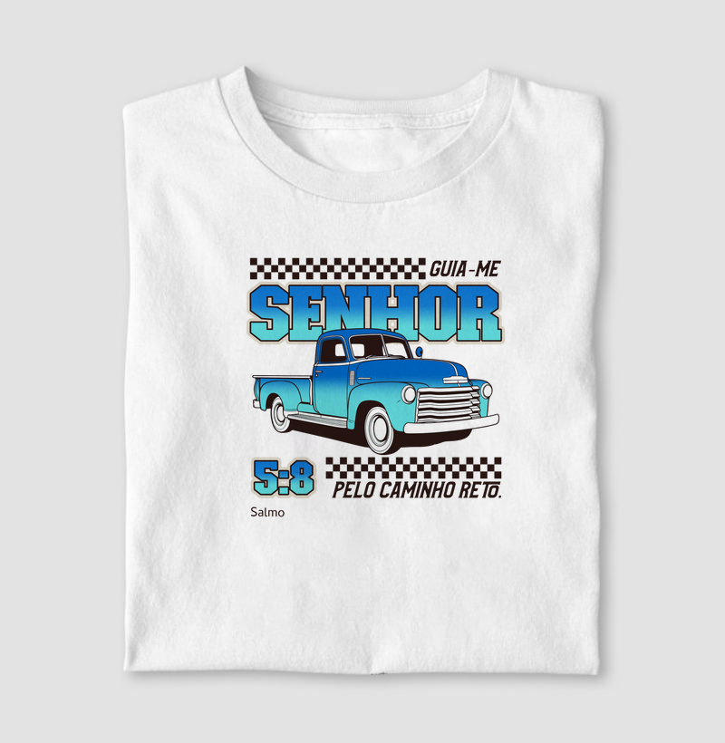 Camiseta Salmo 5 - Caminho Reto