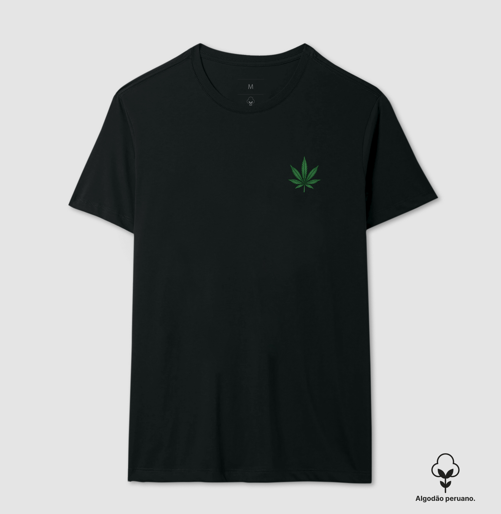 Camiseta algodão peruano - Leaf