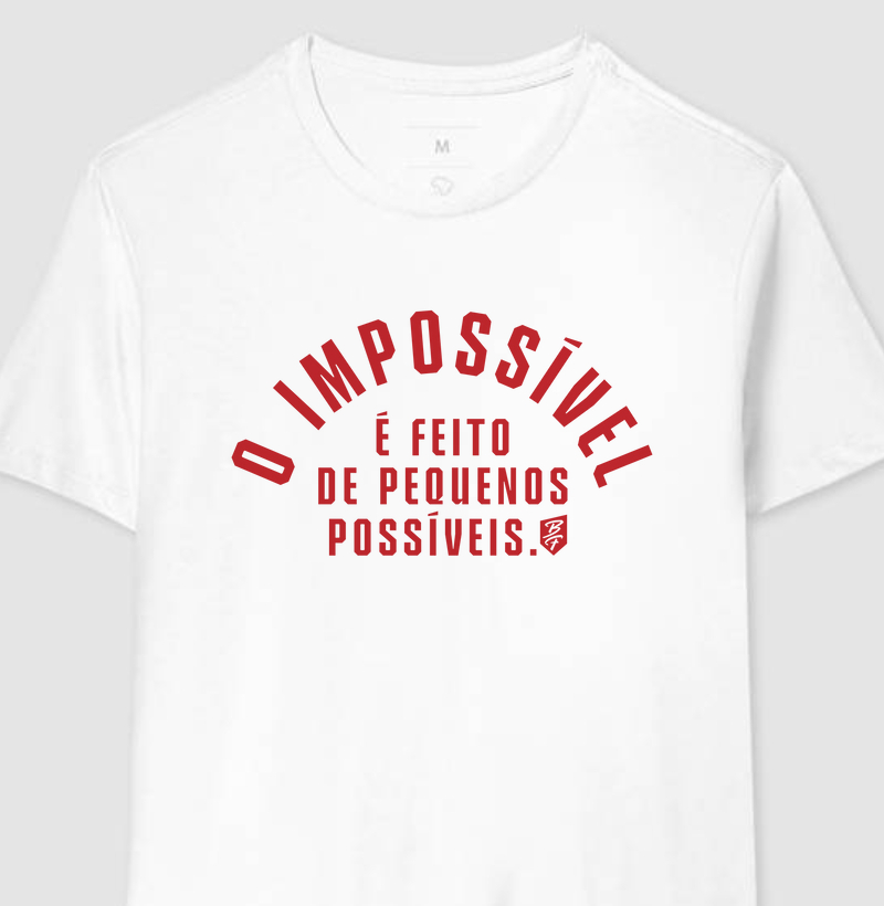 BF - Do Impossível ao Possível - Estampa Vermelha