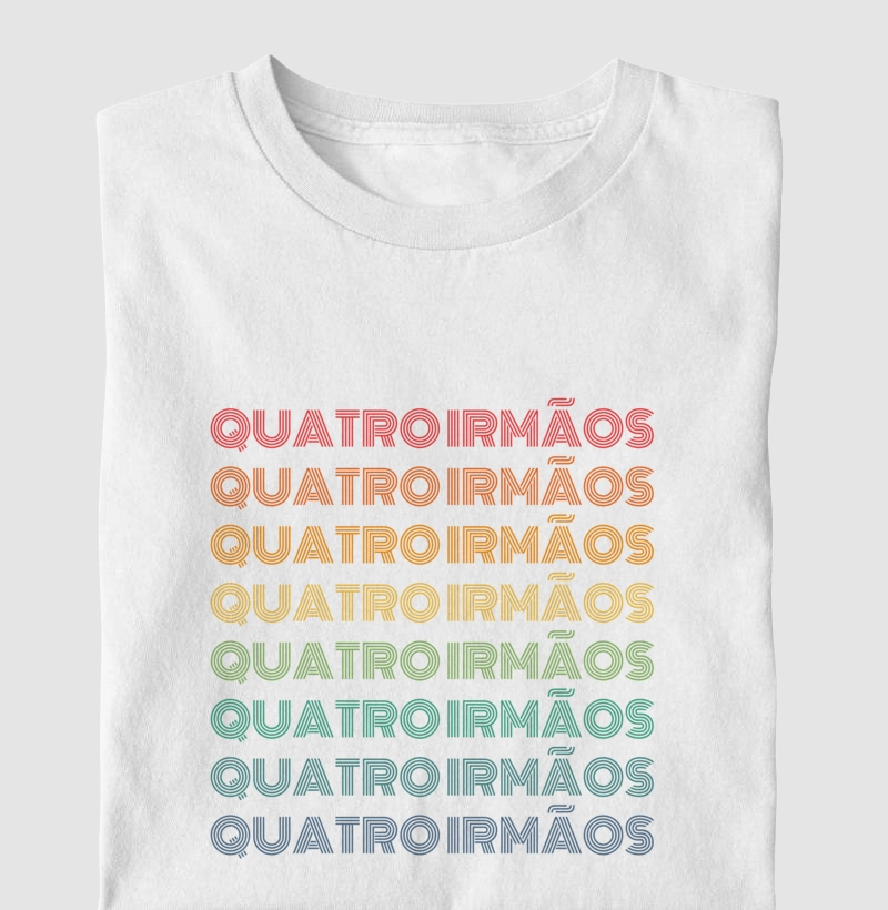 Quatro Irmãos Letreiro Retrô