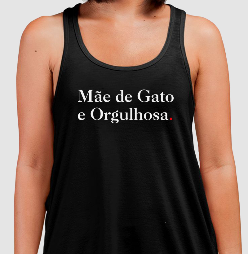 Mãe de gato e orgulhosa