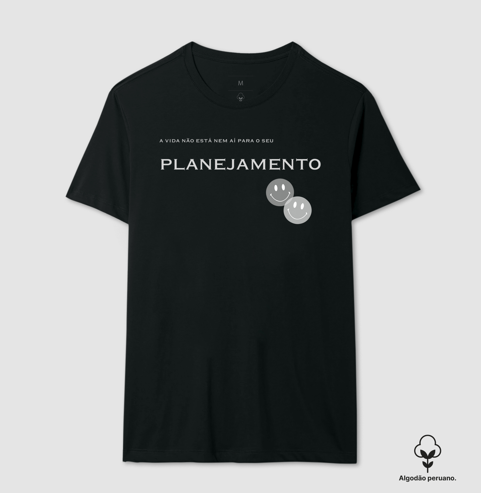 Camiseta em Algodão Peruano Planejamento