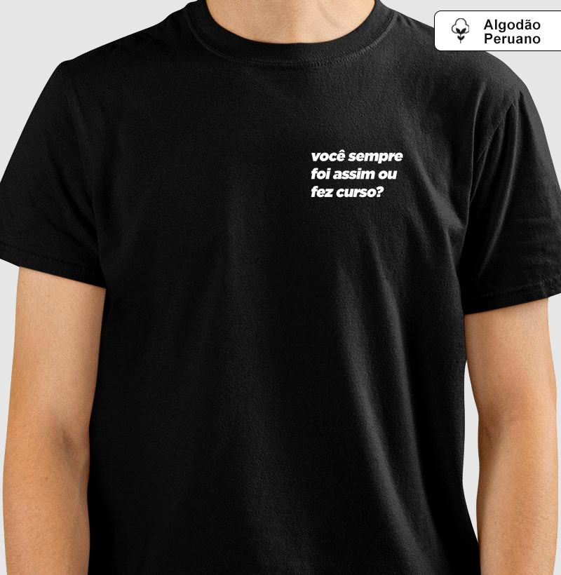 Sempre foi assim - texto branco