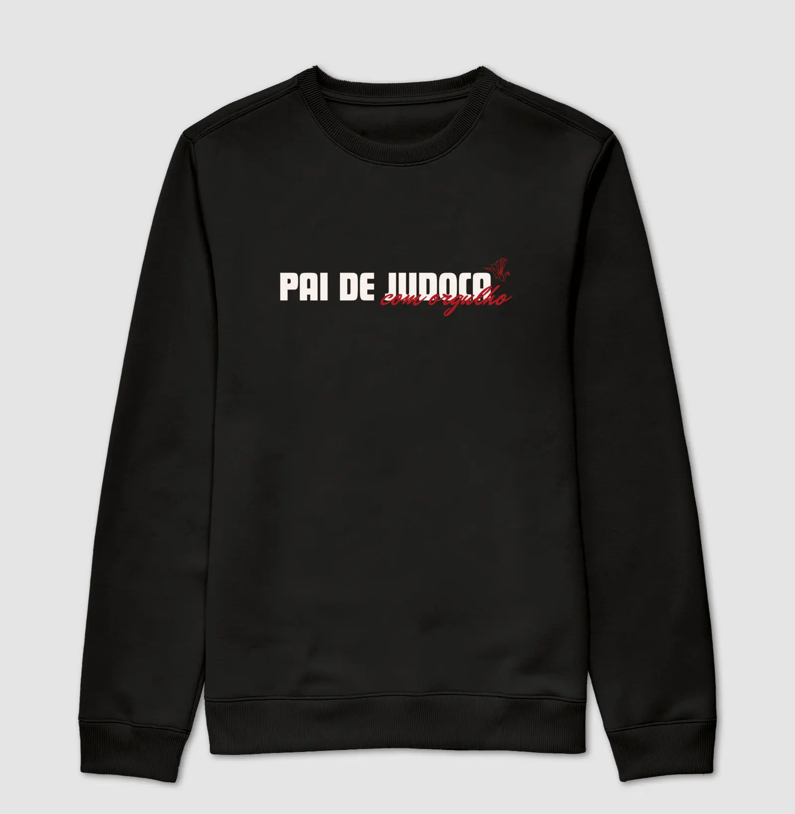 Pai de judoca com orgulho