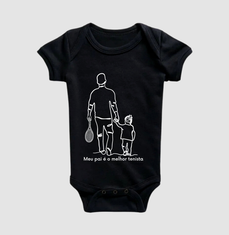 Pai de mãos dada com a filha