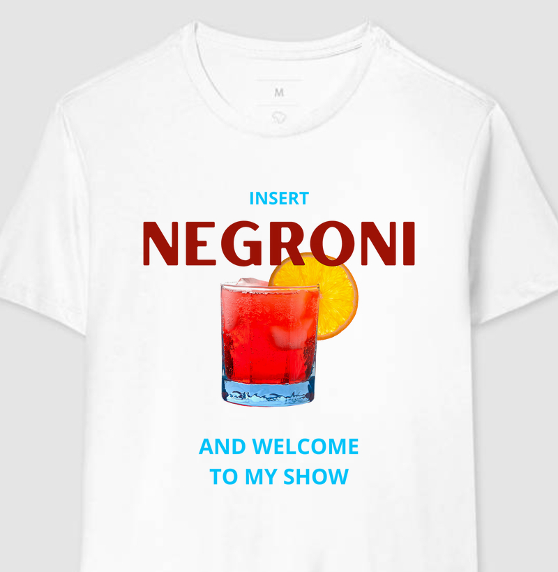 Camiseta Insert Negroni
