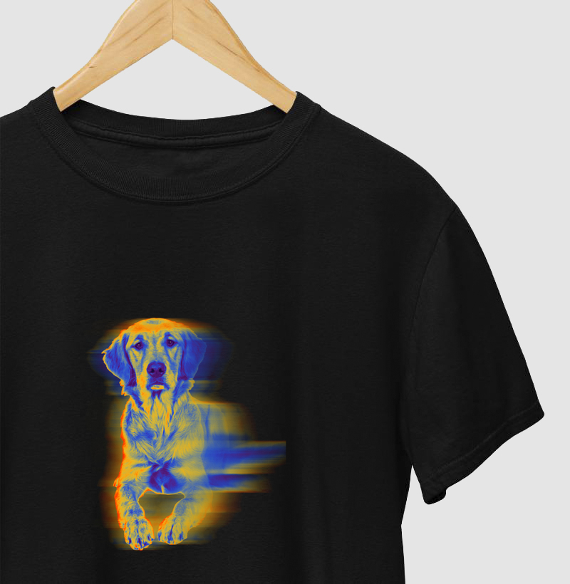 Neon Golden Retriever