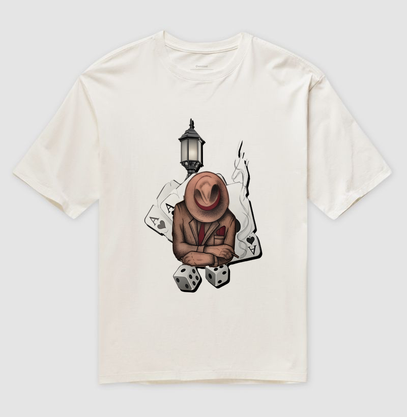 Camiseta Oversize Salve a Malandragem 100% Algodão