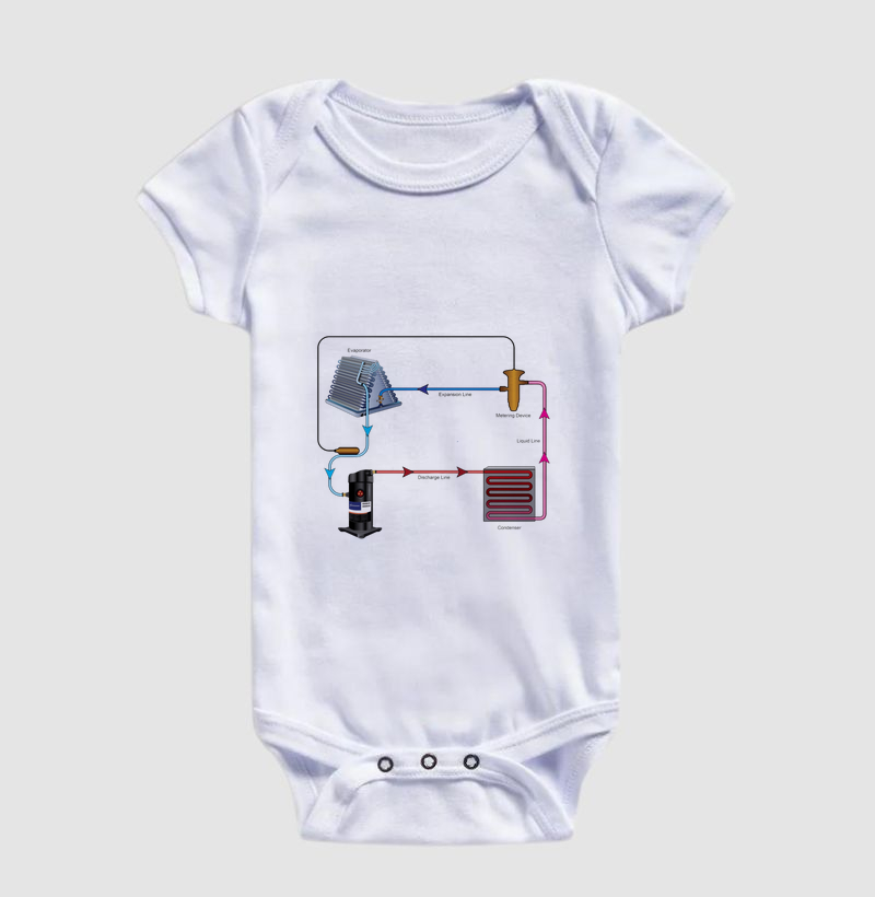 Camiseta Ciclo de Refrigeração