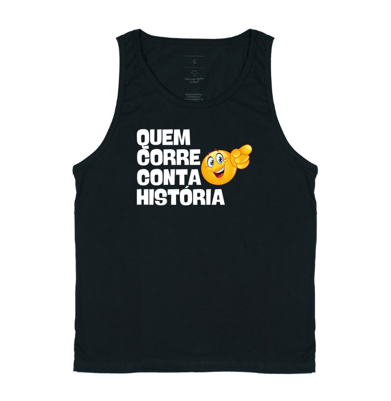 Quem Corre Conta História - emoji
