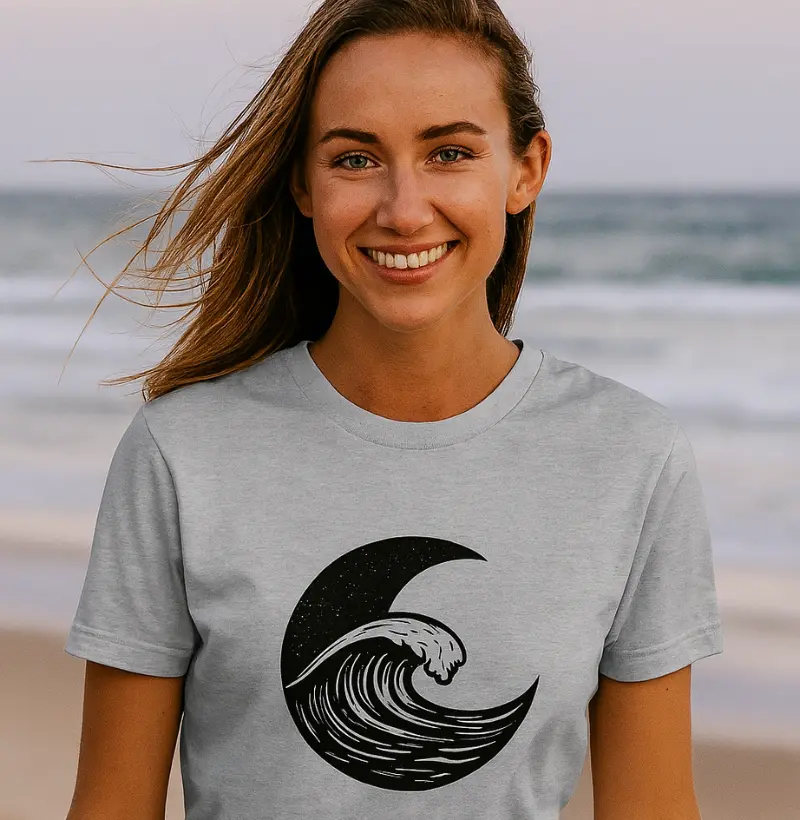 Noite e mar.
