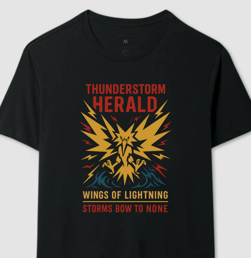 Thunderstorm Herald Zapdos Pokémon Retro Series