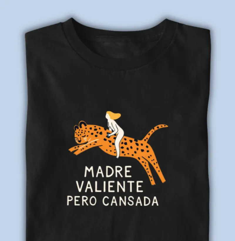 madre valiente pero cansada