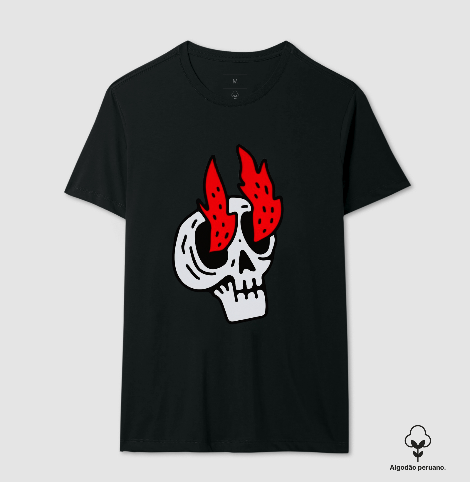 SKULL IN FIRE