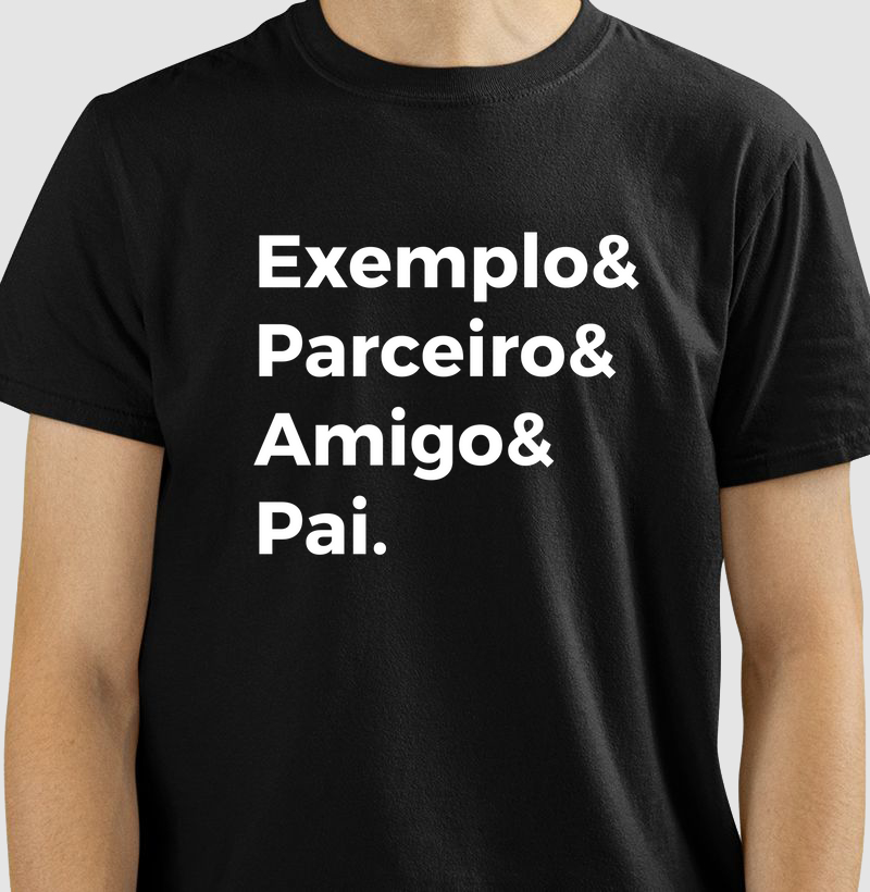Camiseta Pai Parceiro