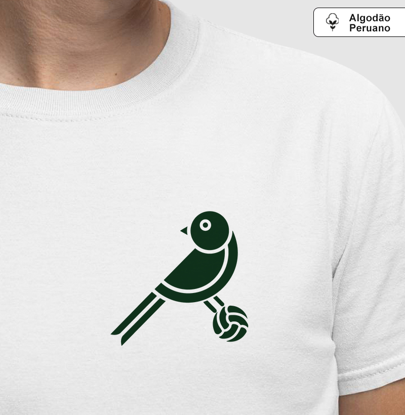 Camiseta Algodão Peruano Canarinho