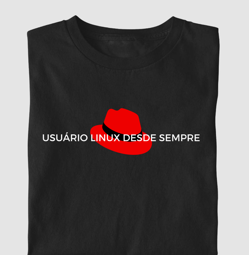 Camiseta Dias dos Pais ! "Usuário Linux desde sempre" (DIV)