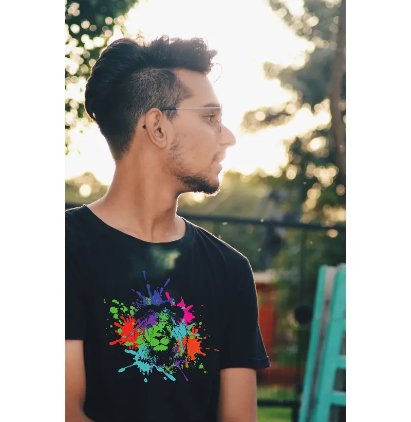 Camiseta Leão Color