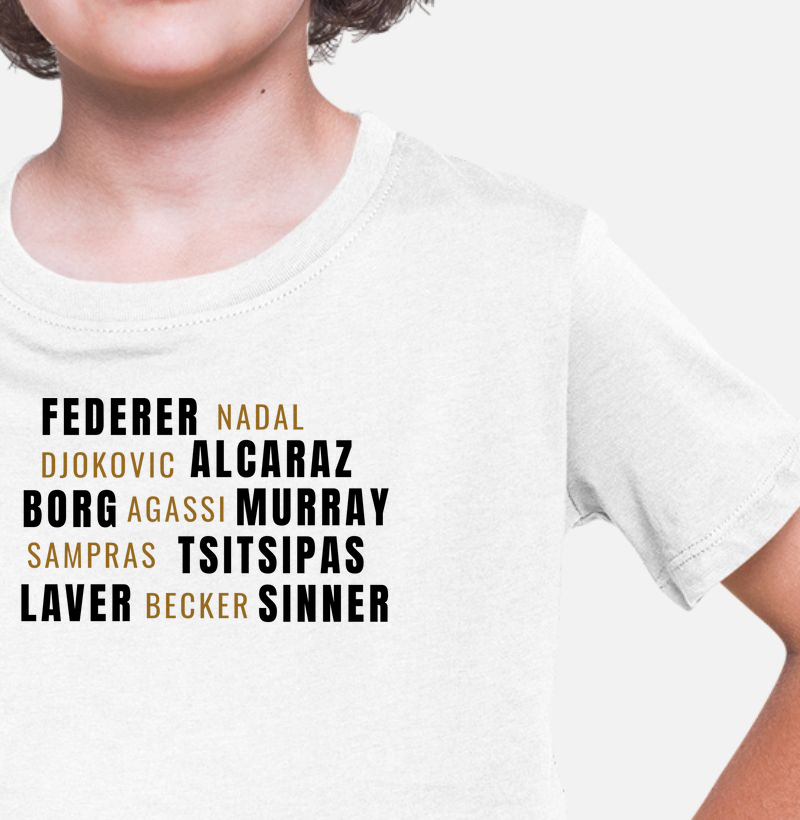 Lendas, Big 3 e nova Geração - Tennis Masculino - Kids