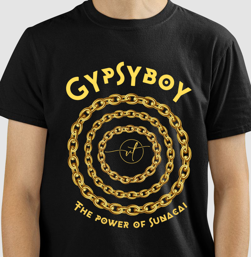 THE POWER.  T-SHIRT Black Rom - Coleção THE POWER OF SUNACAI