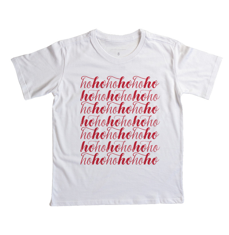 Camiseta Natal - Ho Ho Ho
