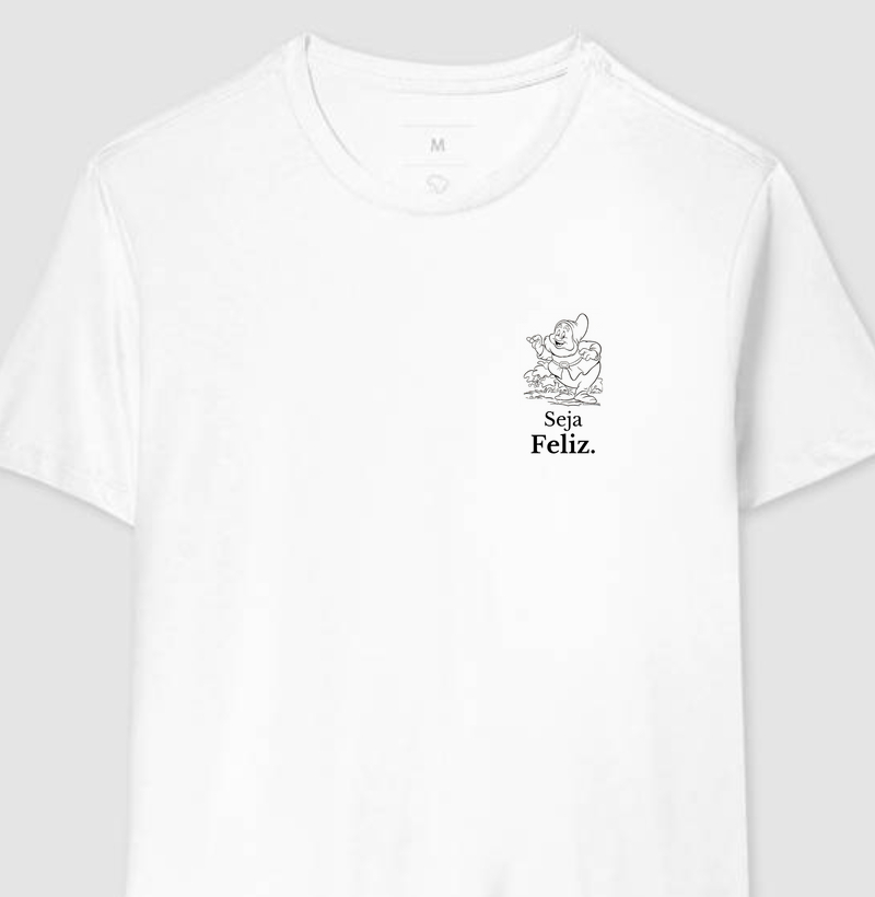 Felicidade no peito (preto e branco)