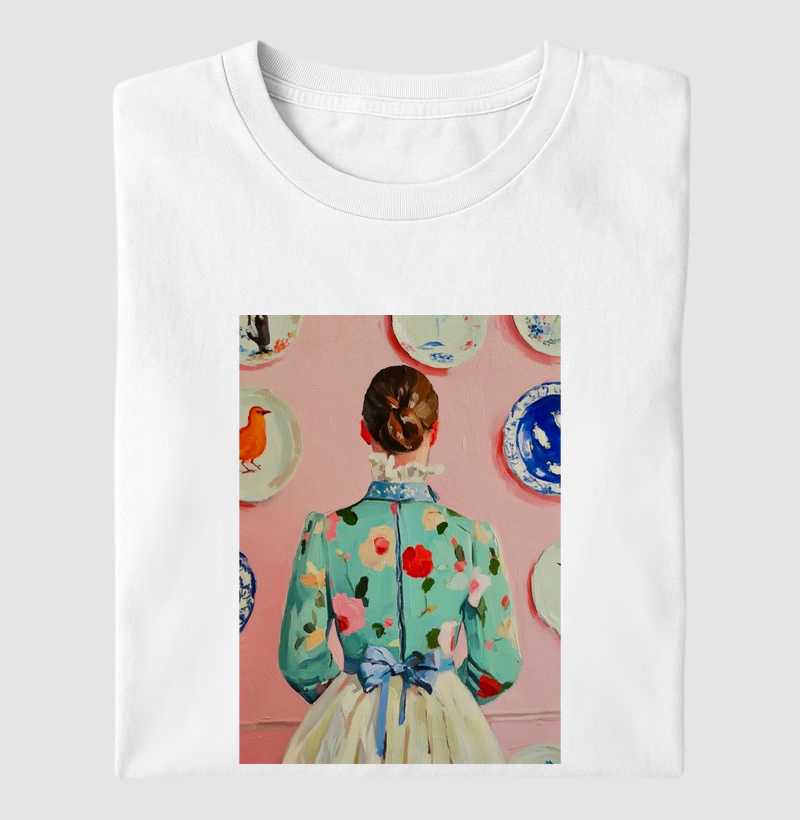 Lady in flowers´ shirt
