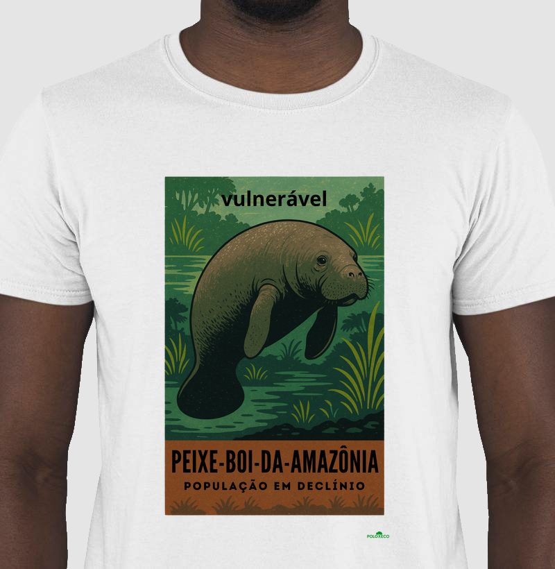  Camisa Peixe-boi-da-Amazônia Vulnerável