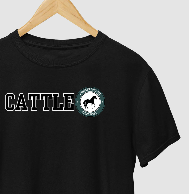 Camiseta CATTLE preta